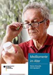Cover der Broschüre "Medikamente im Alter"