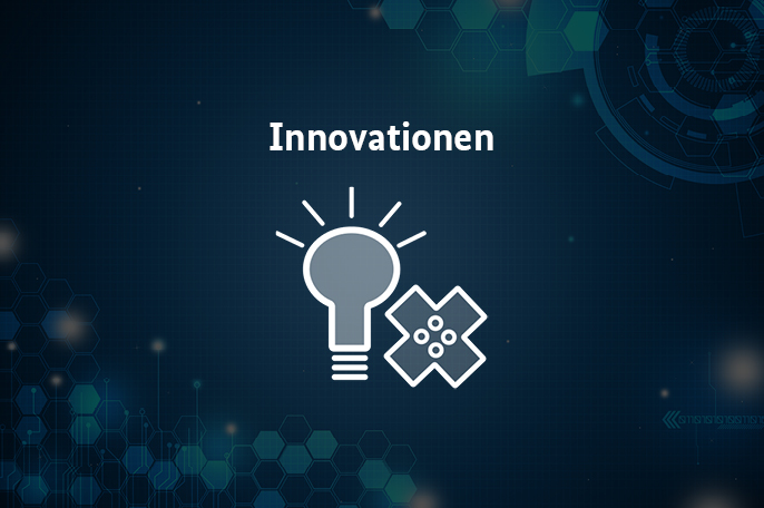 Grafik mit icon des Themengebietes "Innovationen"