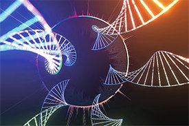 Grafische Darstellungen der DNA-Doppelhelix