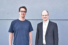 Studienautor Fabian Amman und Projektleiter Andreas Bergthaler