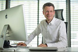 Andreas Keller, Professor für klinische Bioinformatik der Universität des Saarlandes und Sprecher des Zentrums für Bioinformatik am Saarland Informatics Campus