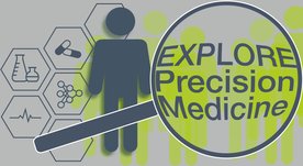 Key Visual der Veranstaltung „EXPLORE Precision Medicine“